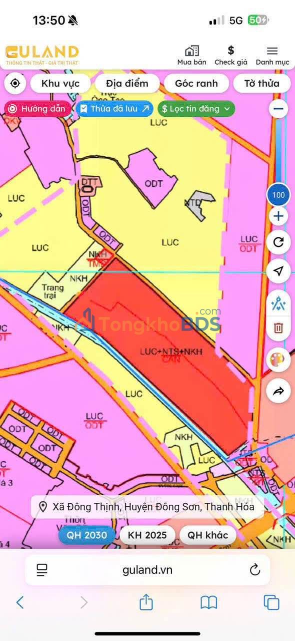 Bán Gấp Lô Đất 125m² Kinh Doanh Ngay Cổng Trại Đông Thịnh, Thanh Hóa