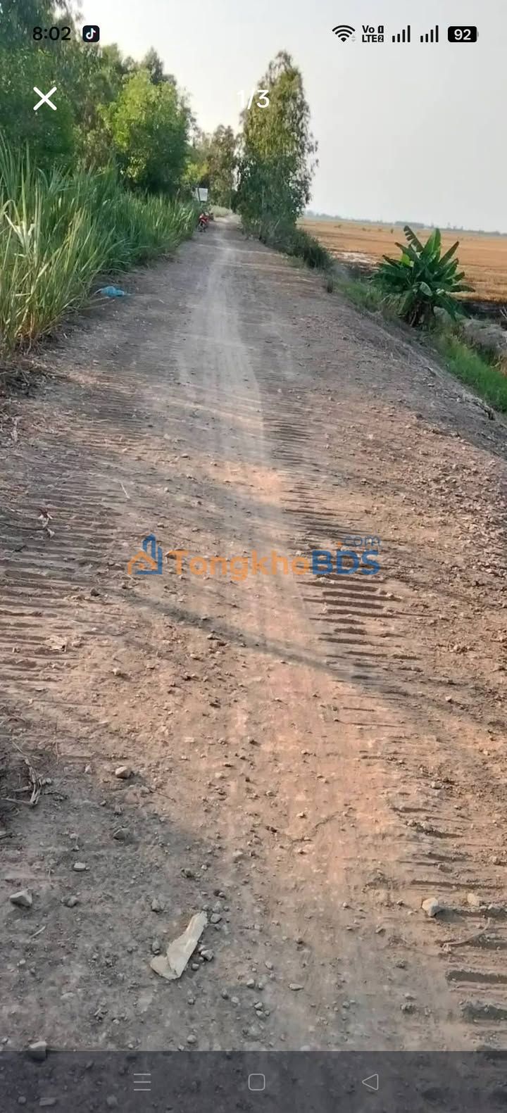 Bán Đất Mặt Tiền Sông 1000m² - Gò Công, Tiền Giang - Giá 140 Triệu