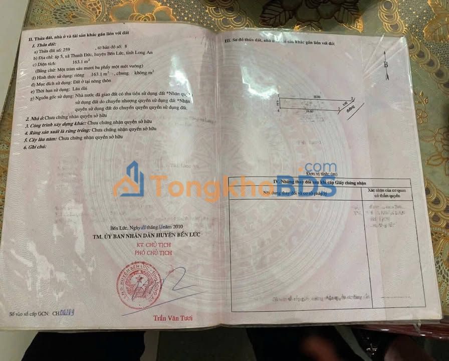 Nhà Vườn 168m² Bến Lức, Long An - Giá 1.65 Tỷ, Sẵn Ở Ngay