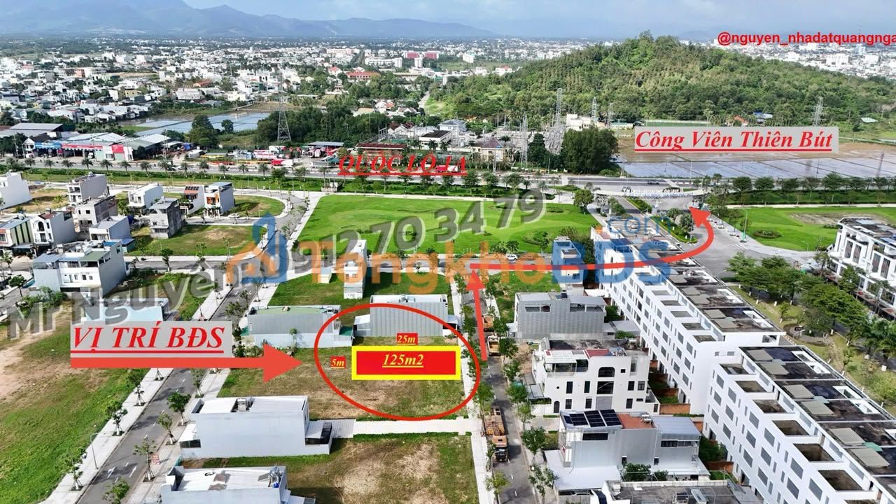 Đất nền KĐT Phú Mỹ - 125m² - Giá 1 tỷ - Sổ đỏ sẵn sàng