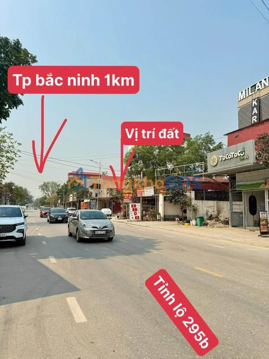 Bán Đất Mặt Tiền Tỉnh Lộ 295B, KCN Quang Châu, Bắc Giang - 92.7m²