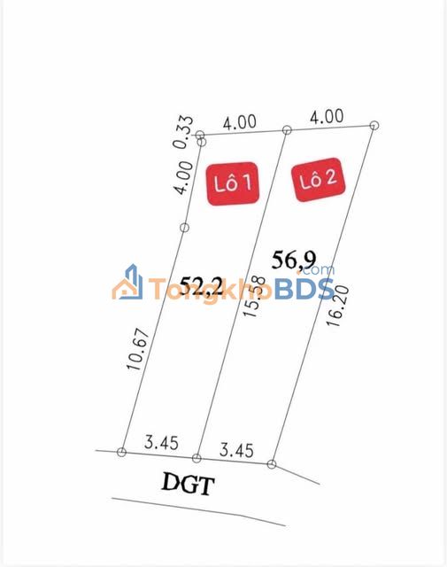 Đất nền MachiNo Đồng Hới 52m² giá 1.2 tỷ - Sổ đỏ sẵn sang