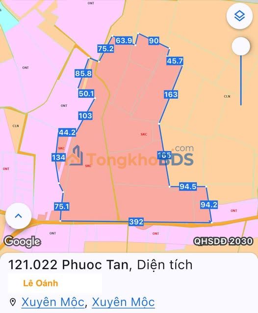 Bán Đất Farm Phước Tân, Bà Rịa - Vũng Tàu 120.000m² - Sổ Đỏ, San Lấp Bằng Phẳng