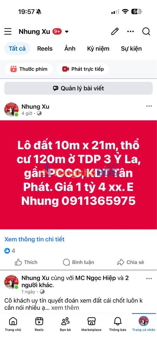 Đất thổ cư 210m² KDT Tân Phát, Tuyên Quang - Sổ đỏ sẵn sàng giao dịch