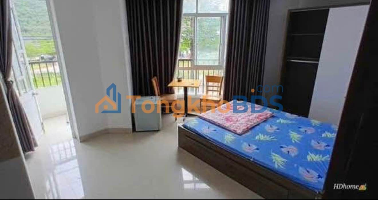 Cho thuê căn hộ Studio 22m² đường Tô Hiệu, Nha Trang - Full nội thất, ban công thoáng