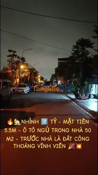 Nhà Mặt Tiền 5.5m - 50m² - 7 Tỷ - Long Biên - Sổ Đỏ Sẵn