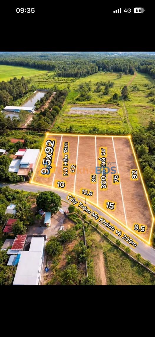 Đất Vườn Chính Chủ 1055m² Thái Mỹ, Củ Chi - Giá 1.5 Tỷ