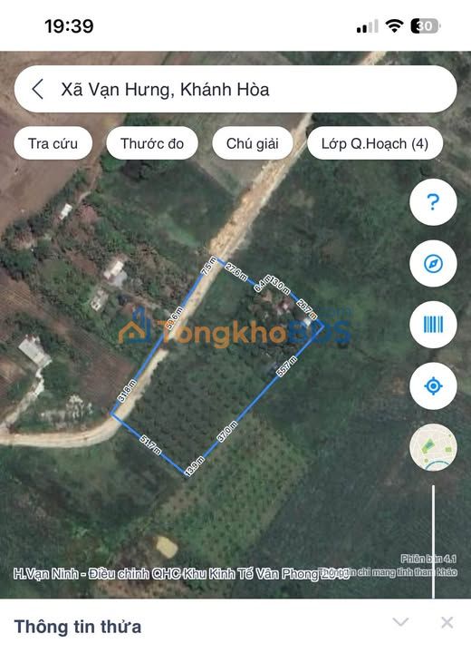 Bán Đất Vườn 6200m² Vạn Hưng, Khánh Hòa - Giá Tốt 3.72 Tỷ