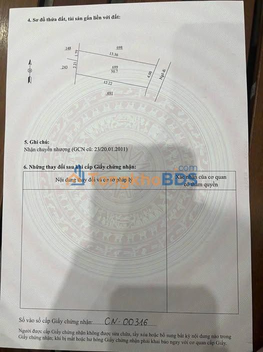 Bán Đất Nền 50m² Phường Quang Trung, TP. Hải Dương - Giá 995 Triệu