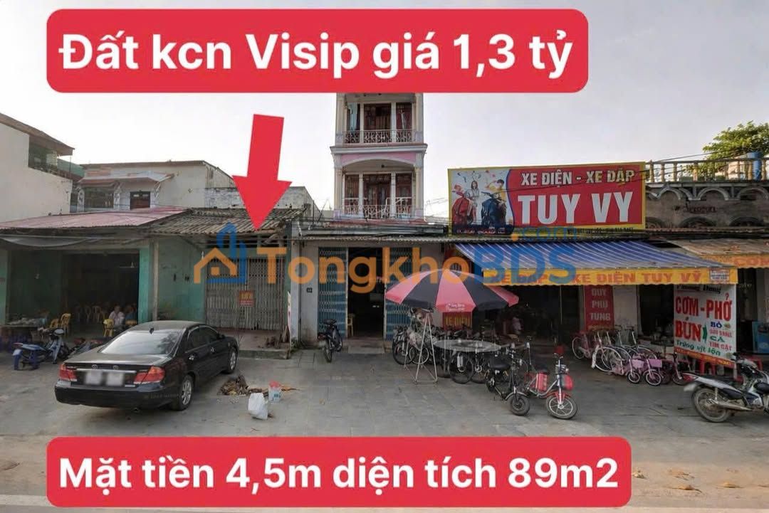 Đất nền Thị trấn Tiên Lãng 89.3m² - Sổ đỏ thổ cư, sát KCN Visip, 2 ô tô tránh