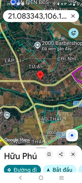 Đất Nền 222m² Trục Chính Ích Phú, Bắc Ninh - Giá 2.99 Tỷ