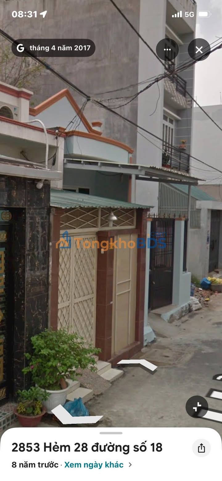 Bán Nhà Hẻm 28 đường DS18 Bình Tân 63m² Sổ Hồng Chính Chủ