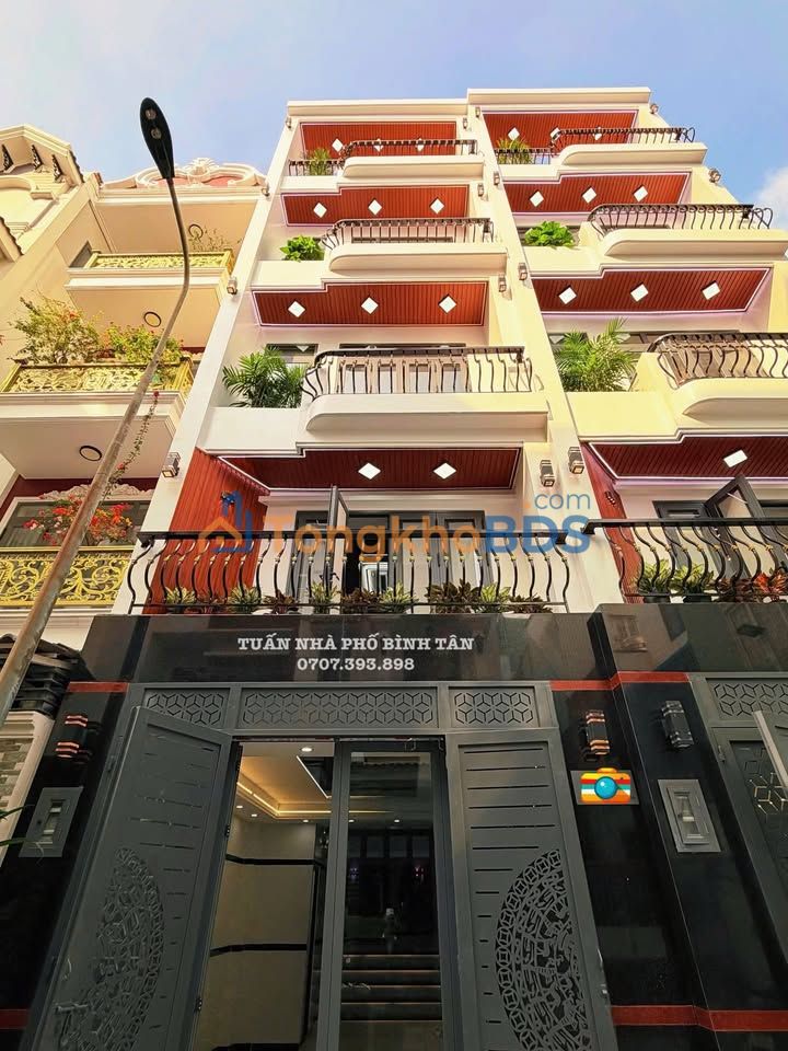 Nhà Phố Bình Tân 60m² - 5PN, 4 Tầng, Sổ Hồng Chính Chủ, Giá 6.8 Tỷ