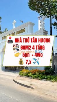 Nhà 5 Tầng Hẻm Xe Hơi 60.9m² - Kinh Doanh/Ở Tốt - Tân Phú 7.65 Tỷ TL