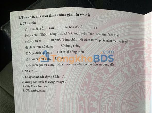 Đất Lô Góc Xã Y Can, Lục Yên - 124m² - Đón Đầu Cao Tốc