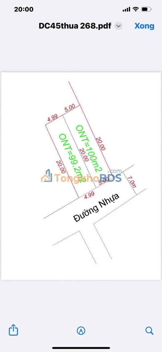 Đất Thổ Cư Bình Xuyên 100m² - Mặt Tiền Rộng, Gần KCN, Giá Đầu Tư