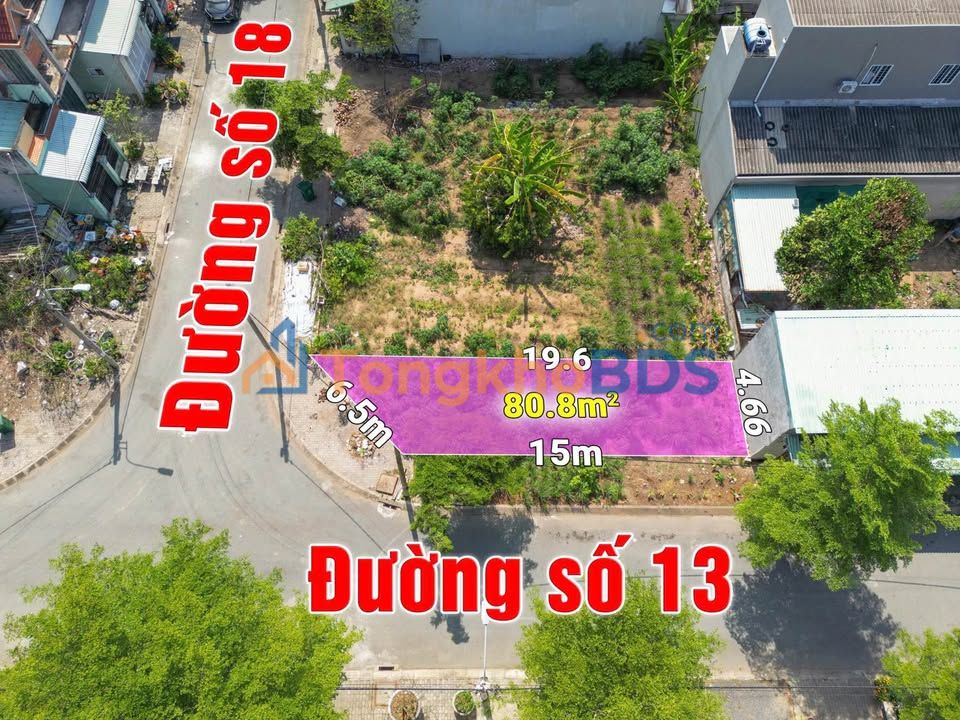 Đất Lô Góc 2 Mặt Tiền 80.8m² KDC Nam Long, Bến Lức - Giá Đầu Tư 2.15 Tỷ