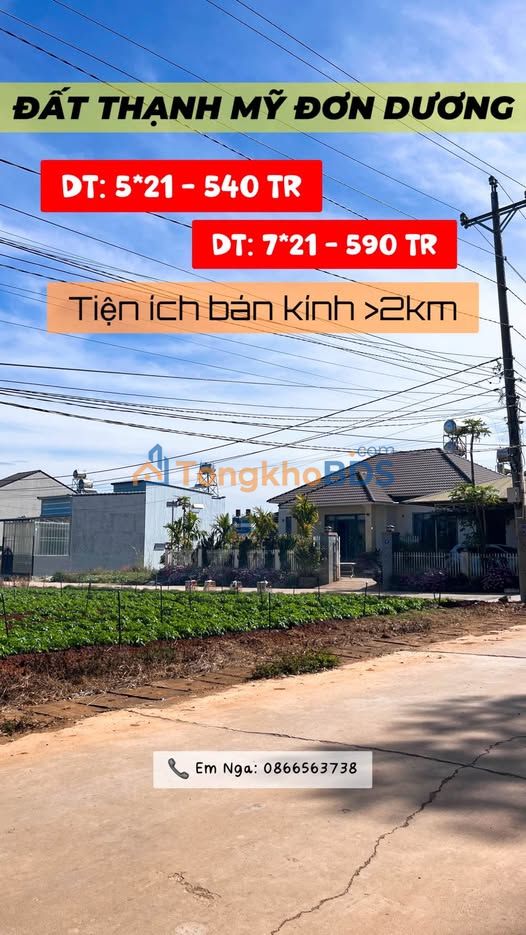 Đất nền Thạnh Mỹ - Sơn Tây 126m² Giá chỉ 540 triệu - Sổ đỏ rõ ràng