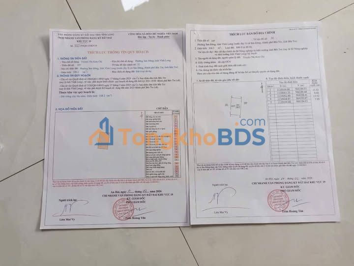 Bán Đất Nền Biệt Thự Phường 6, Bến Tre - 370m² Sổ Hồng Thổ Cư