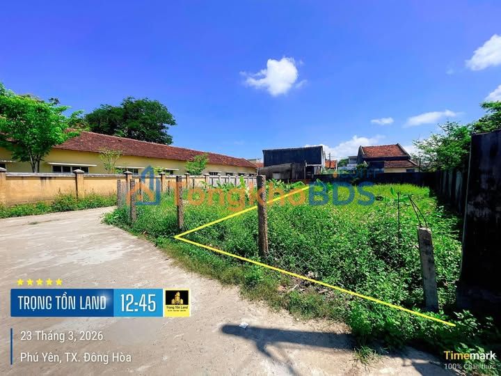 Bán Đất Nở Hậu 126m² Phường Đông Hòa, Phú Yên - Giá 9xx Triệu