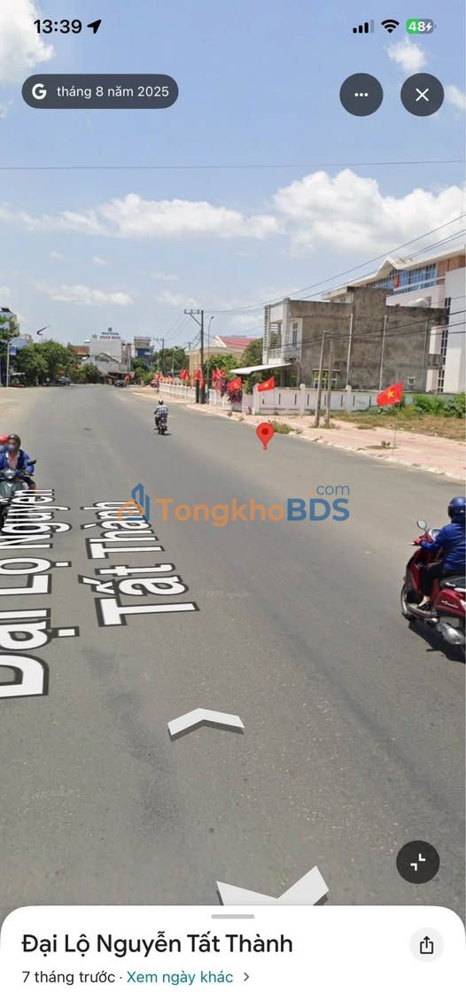 Cho thuê mặt bằng kinh doanh 125m² Nguyễn Tất Thành, Tuy Hòa - Vỉa hè rộng