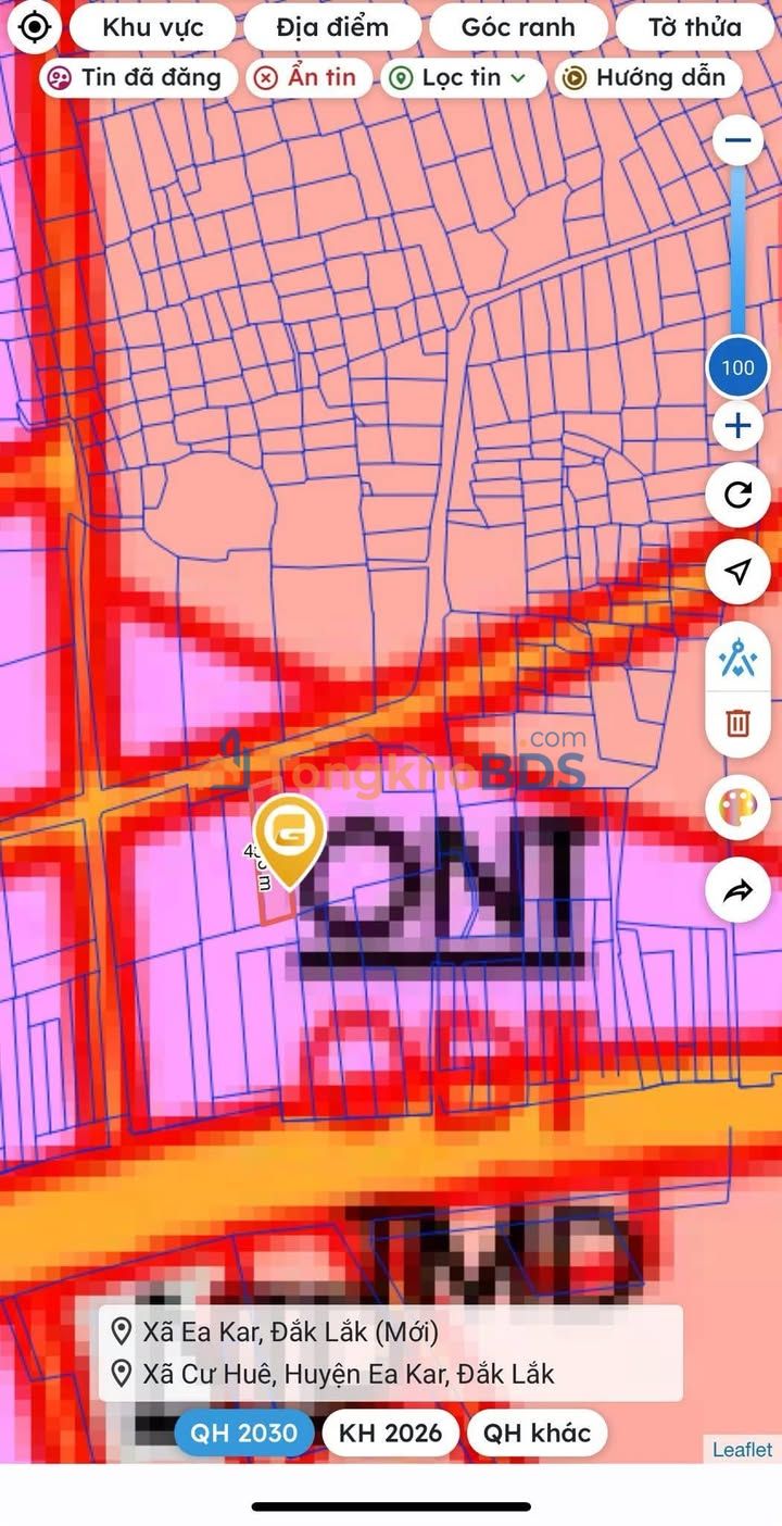 Đất Eakar 430m² - Sổ đỏ chính chủ, gần QL26