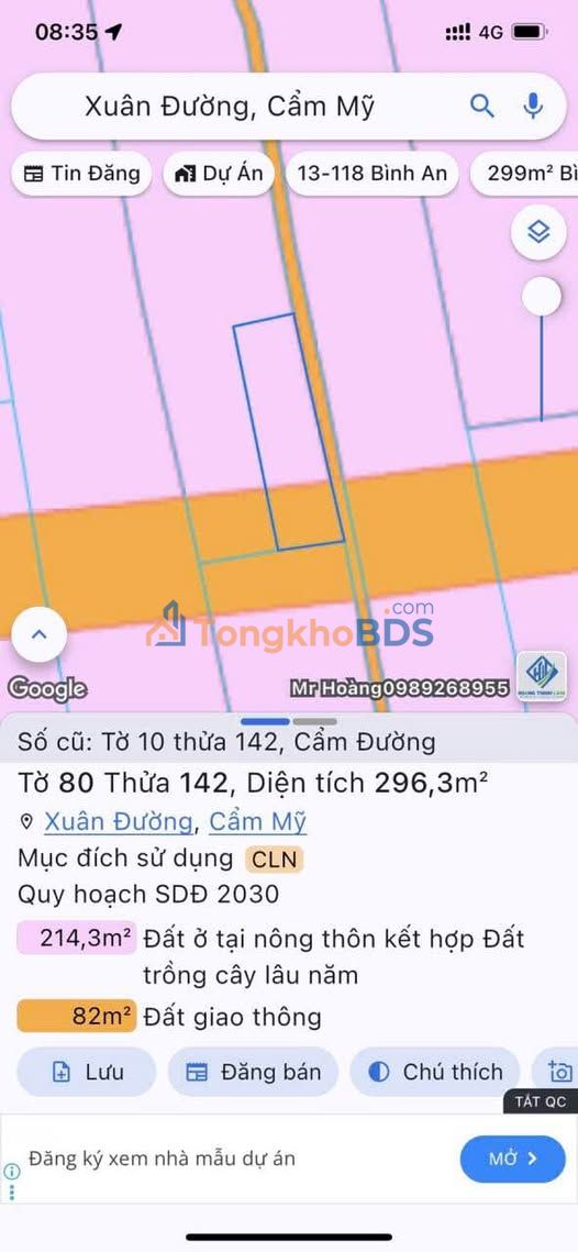 Bán Đất Chính Chủ 296m² Phường Tân Hạnh, Biên Hòa - Sổ Riêng