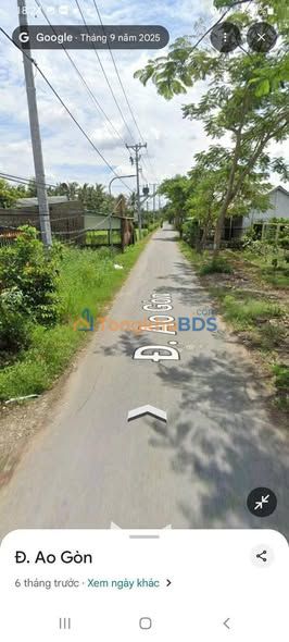 Bán đất thổ cư mặt tiền đường Ao Gòn, Cần Đước 158m² - Giá 1.4 tỷ