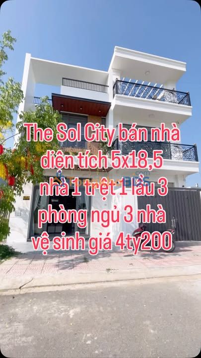 Nhà 92.5m² The Sol City, Cần Giuộc - Giá 4.2 Tỷ, Sẵn Sàng Ở Ngay