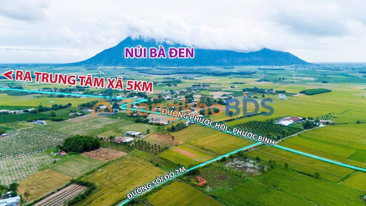 Đất Vườn 407m² Gần Núi Bà Đen - Giá Tốt 459 Triệu, Bao Giấy Tờ