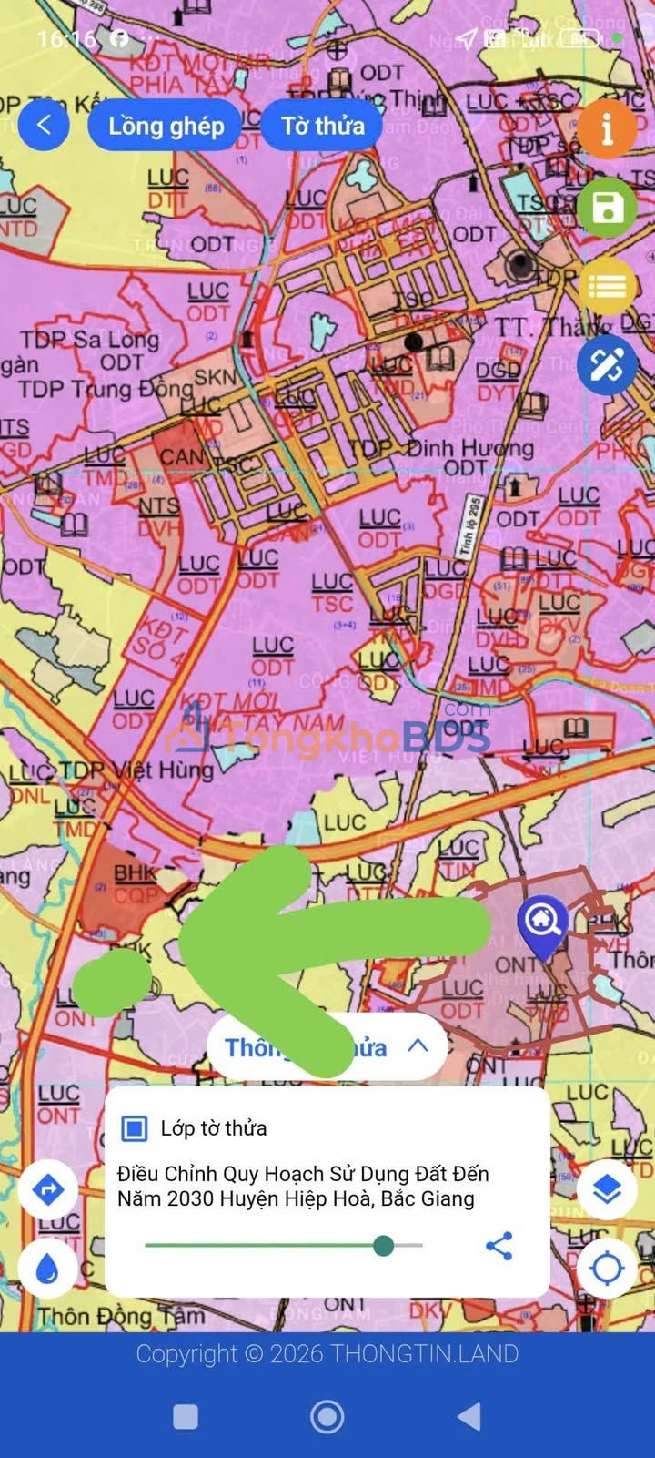 Đất Thổ Cư Hiệp Hòa, Bắc Giang 124m² - Sổ Đỏ Chính Chủ, Giá Tốt