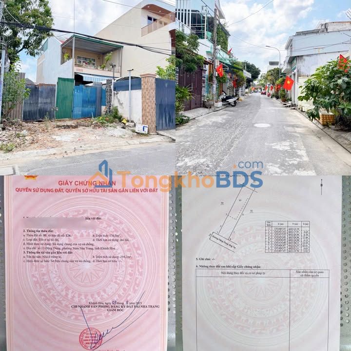 Đất Vàng Đường Đặng Dung Nha Trang - 176m² Sổ Đỏ Sẵn Sàng - Giá Tốt