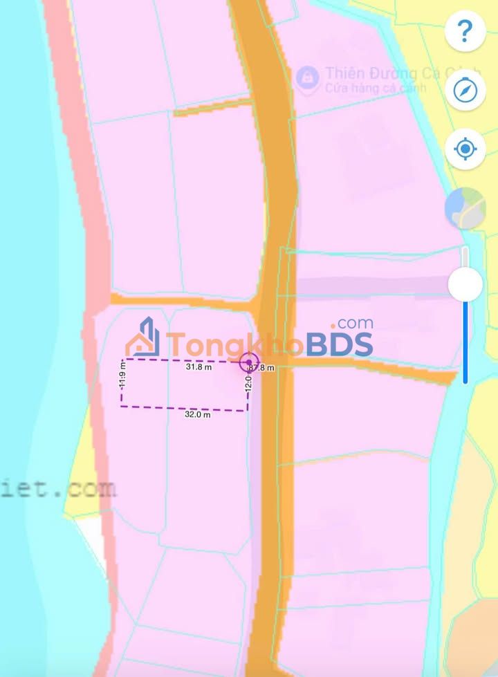 Bán đất thổ cư 384m² Tổ Dân Phố Phú Nghĩa, Ninh Hoà - Giá 192 Triệu