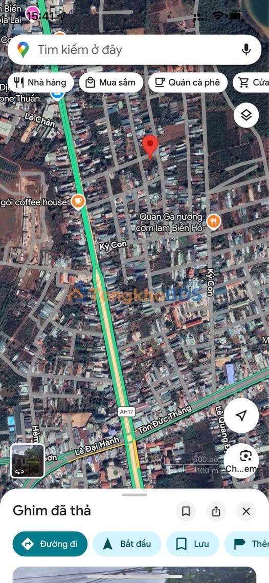 Bán đất thổ cư 115m² hẻm chính Phạm Văn Đồng, Pleiku - Giá tốt