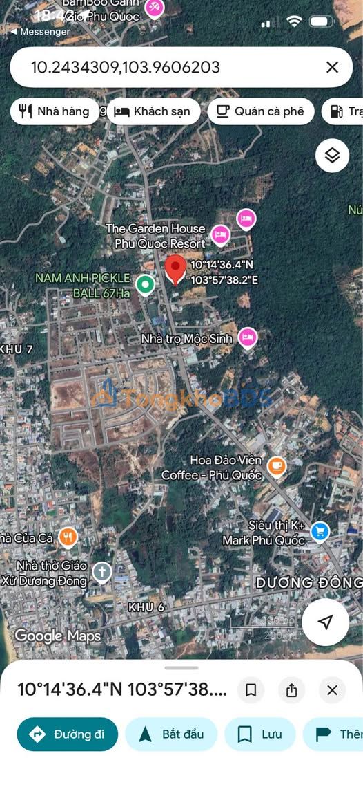 Đất Mặt Tiền ĐT45 Phú Quốc - 7200m² Đối Diện Khu 67ha - Giá Đầu Tư 39 Tỷ