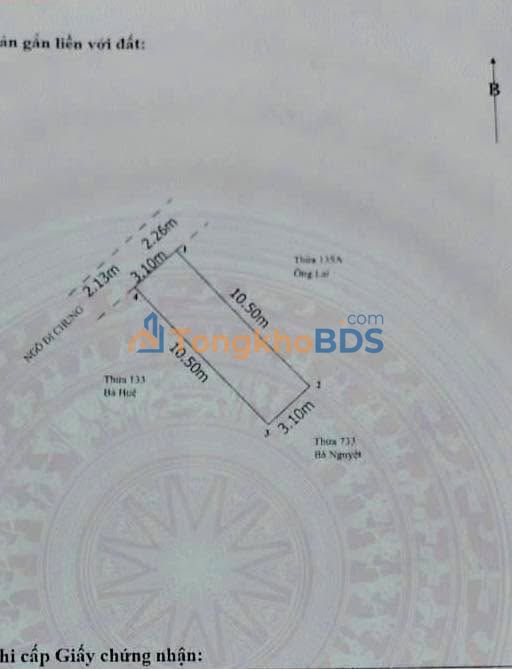 Bán Đất Tặng Nhà 1.5 Tầng Nguyễn Công Hoan, Ngô Quyền - 32.5m² - 1.789 Tỷ