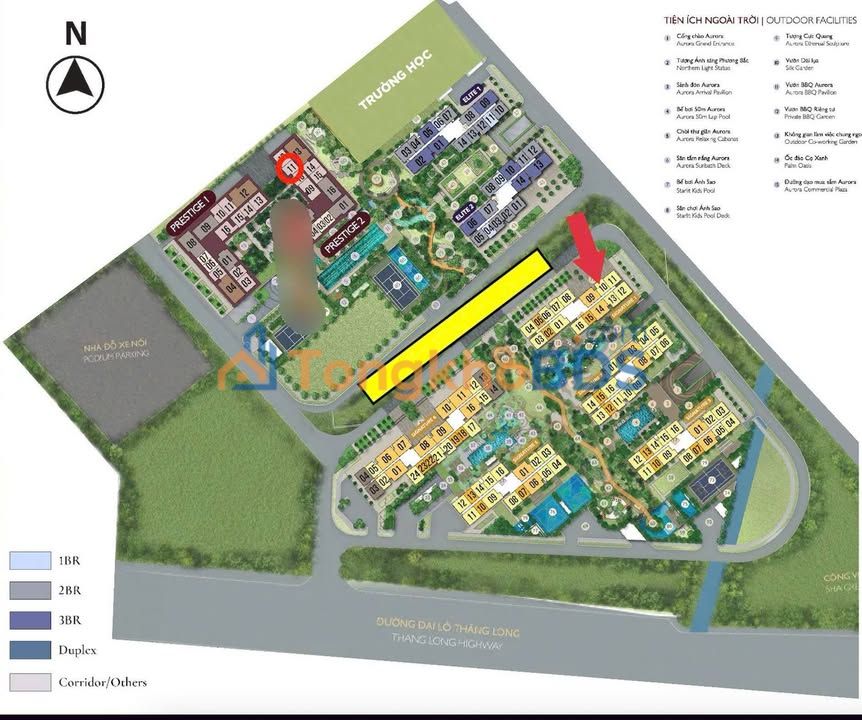 Chung cư Lumi Hà Nội 53.8m² - Giá tốt 4.6 tỷ, 2PN - Sẵn sàng đón chủ mới