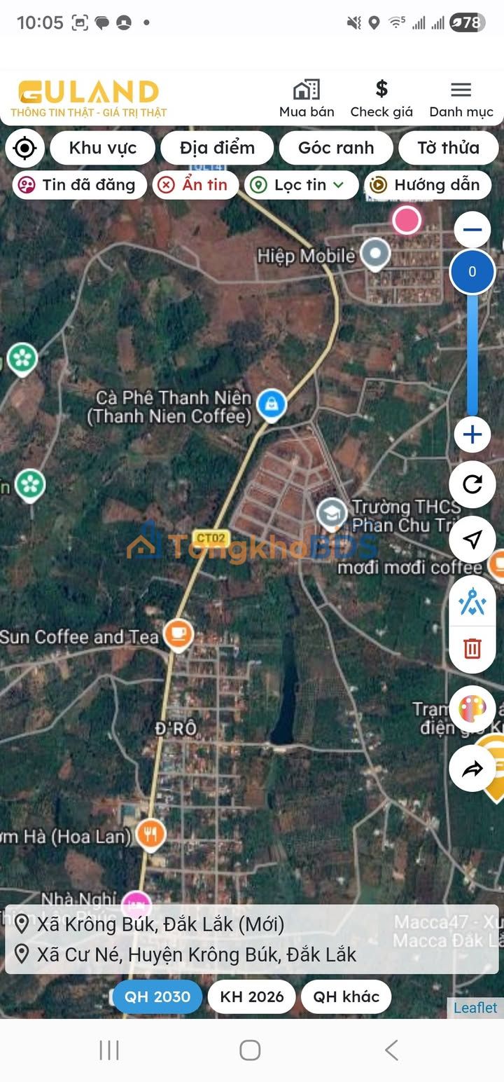 Đất Vườn Đắk Lắk 10.000m² - Mặt Tiền QL14, Krông Búk Giá Tốt