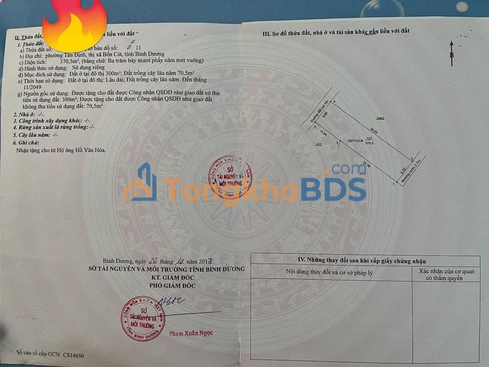 Bán Gấp Đất 380m² 2 Mặt Tiền Tân Uyên - Sẵn Nhà Đẹp, Vườn Rau