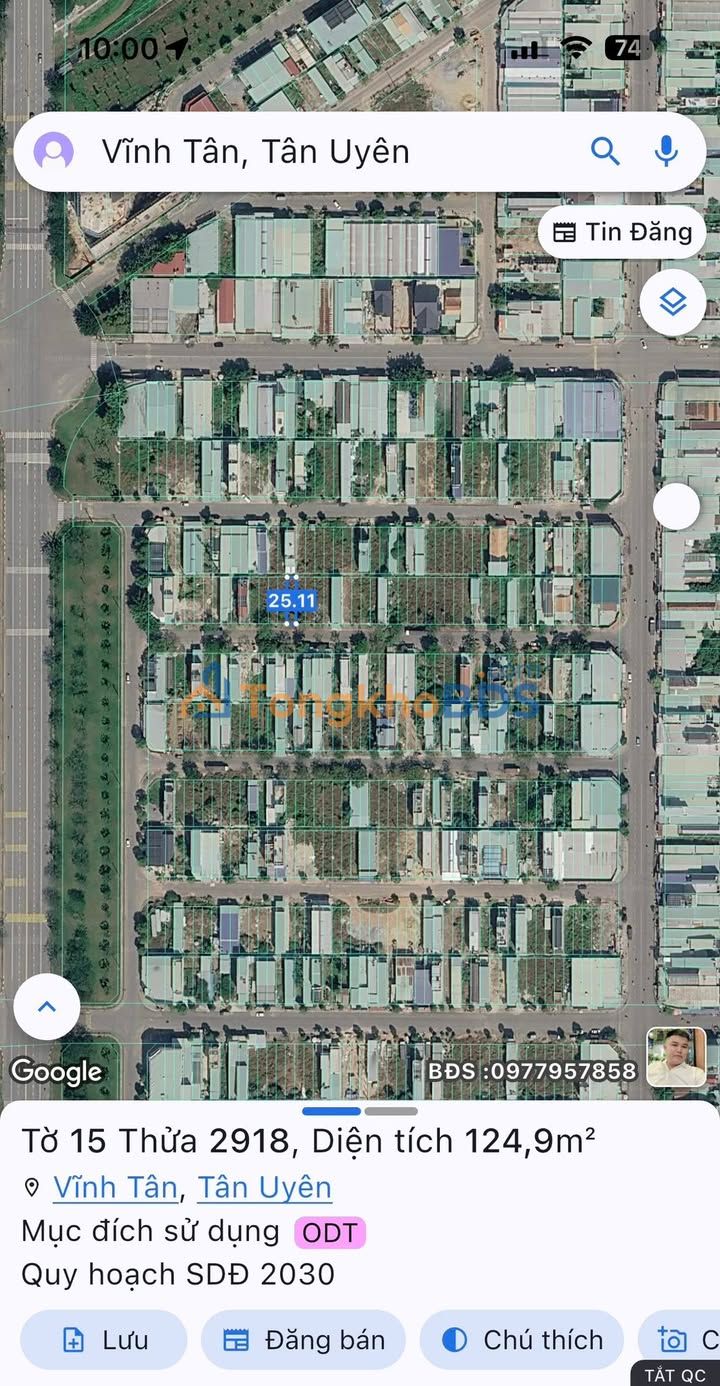 Bán Đất NB7A VSIP 2A Bình Dương 125m² Hướng Nam - Sổ Sẵn