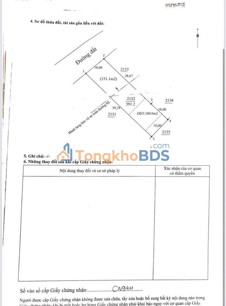 Bán đất thổ cư Bắc Tân Uyên 390m² mặt tiền đường nhựa thông - Giá 3.8 tỷ