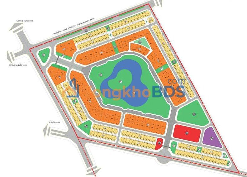 Đất nền mặt tiền KĐT Xuân An, Hà Tĩnh - 140m² giá 5 tỷ