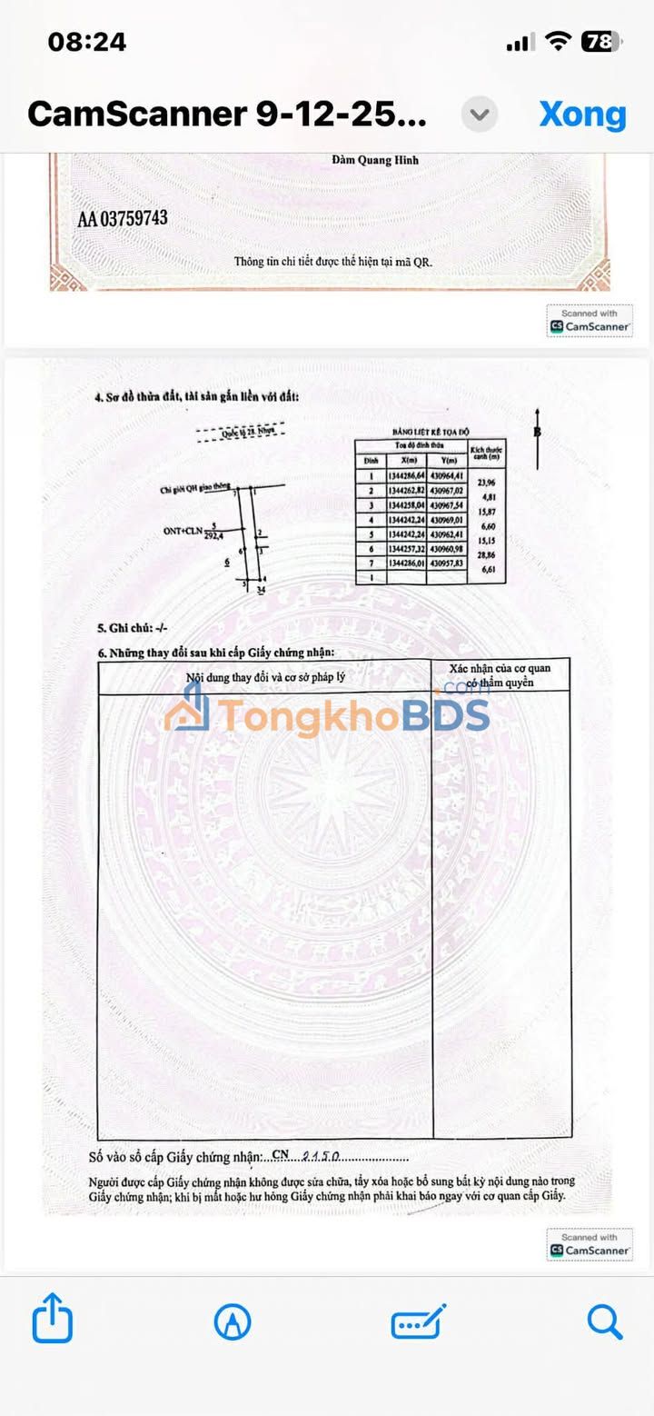 Bán Đất Mặt Tiền Kinh Doanh TT Quảng Sơn, Quảng Trạch - 462m², Sẵn Nhà Cho Thuê 5.7 Tỷ