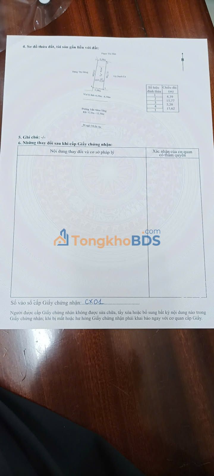 Đất Mặt Tiền Trần Nhân Tông, Kiến An, Hải Phòng - 75m², Kinh Doanh Sầm Uất