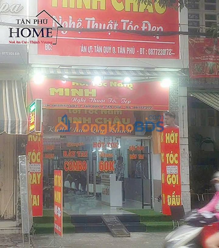 Mặt Tiền Kinh Doanh Sầm Uất Tân Phú - 105m² Giá 16 Triệu/Tháng