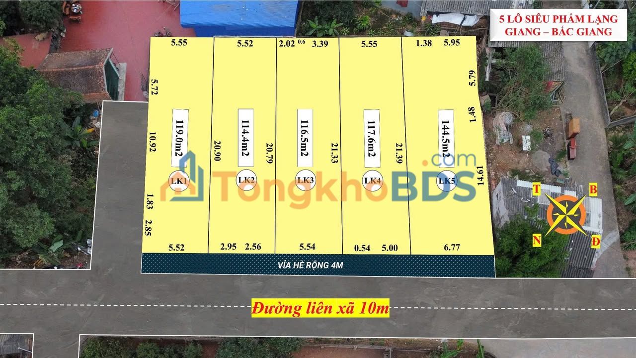 Bán đất Thôn Đậu Mỹ Thái, Lương Tài, Bắc Ninh - 116m² Sổ Hồng Sẵn Sàng