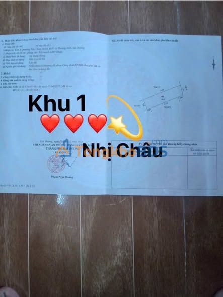 Đất nền Phường Nhị Châu, TP Hải Dương - 60m² - Sổ đỏ sẵn sàng