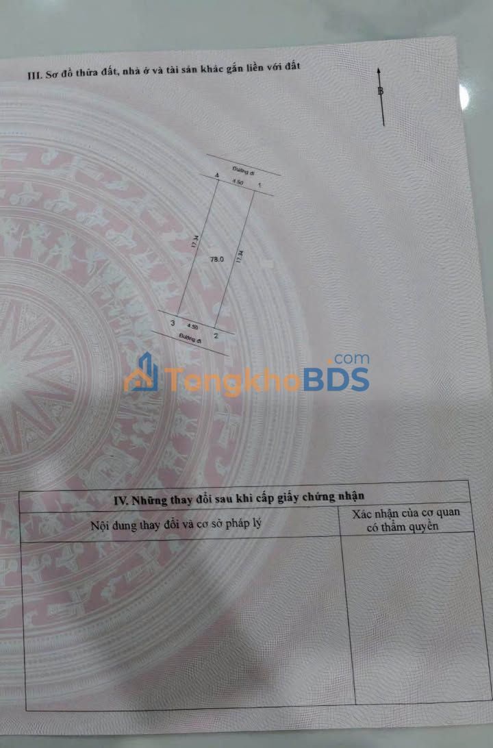 Đất nền Hoài Đức 78m² - Vài bước chân ra QL32, kinh doanh/đầu tư sinh lời