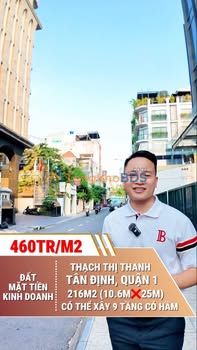 Đất Mặt Tiền Thạch Thị Thanh Q1 - 16m² - Xây Văn Phòng 9 Tầng