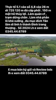 Đất Nền Đa Mục Đích Tân Lâm, Di Linh - 5100m² Sổ Đỏ 2024